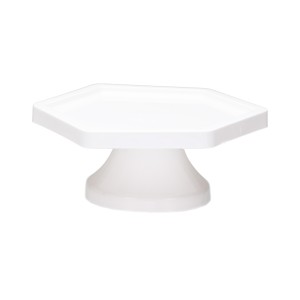 PORTA-DOCE SEXTAVADO C/PÉ BRANCO