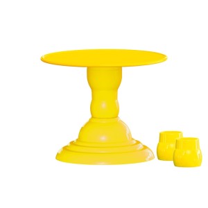 BOLEIRA ROYALE 22CM AMARELA