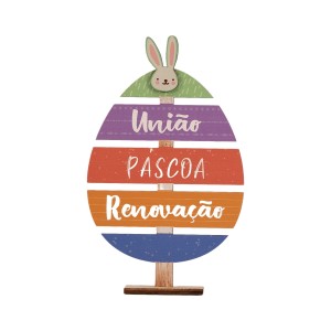 PLACA DECORATIVA OVO MDF