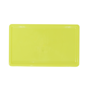 BANDEJA RETANGULAR NEON AMARELA