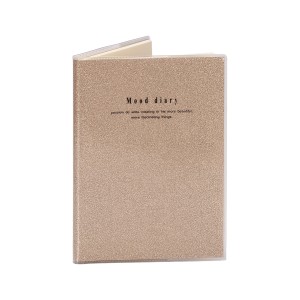 BLOCO DE ANOTAÇÃO CAPA DOURADA BRILHANTE ref.MJ7040