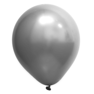 BALÃO 5 CROMADO PRATA